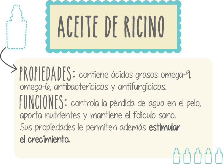 La tónica para los cabellos con el aceite